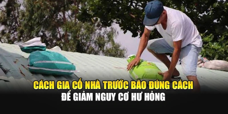 Cách gia cố nhà trước bão đúng cách để giảm nguy cơ hư hỏng