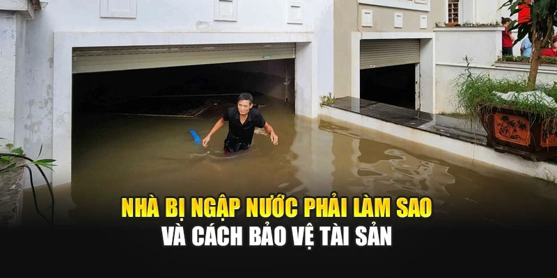 Nhà bị ngập nước phải làm sao và cách bảo vệ tài sản