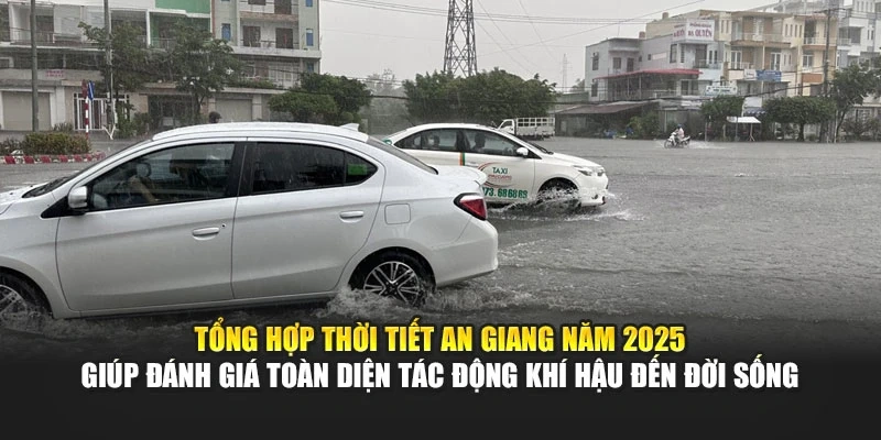 Tổng hợp thời tiết An Giang năm 2025 gi&uacute;p đ&aacute;nh gi&aacute; to&agrave;n diện t&aacute;c động kh&iacute; hậu đến đời sống