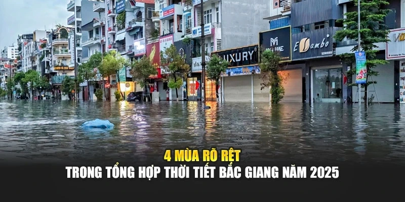 4 mùa rõ rệt trong tổng hợp thời tiết Bắc Giang năm 2025