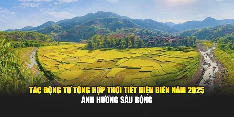 Tác động từ tổng hợp thời tiết Điện Biên năm 2025 ảnh hưởng sâu rộng