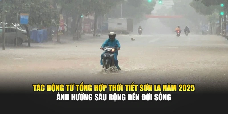 Tác động từ tổng hợp thời tiết Sơn La năm 2025 ảnh hưởng sâu rộng đến đời sống