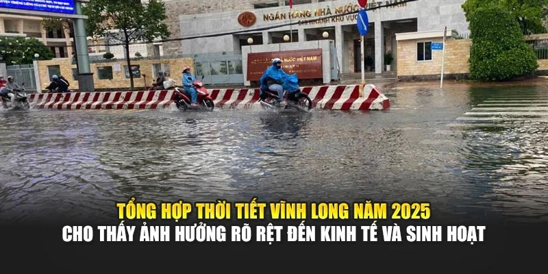 Tổng hợp thời tiết Vĩnh Long năm 2025 cho thấy ảnh hưởng r&otilde; rệt đến kinh tế v&agrave; sinh hoạt