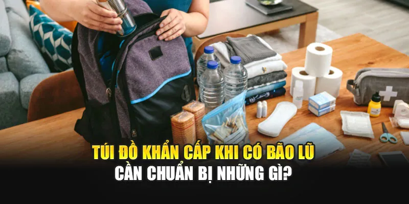 Túi Đồ Khẩn Cấp Khi Có Bão Lũ Cần Chuẩn Bị Những Gì?